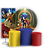 KIT Redondo Trio e Faixa - Sonic - Sublimado 3D - Imagem 1
