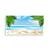 Painel Retangular - Praia - Sublimado 3D - Imagem 1