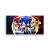 Painel Retangular - Sonic - Sublimado 3D - Imagem 1