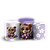 Trio Cilindro - Urso Lilas - Sublimado 3D - Imagem 1