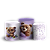 Trio Cilindro - Urso Lilas - Sublimado 3D - Imagem 1