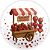 Painel Redondo - Morango Do Amor - Sublimado 3D - Imagem 1