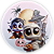 Painel Redondo - Dia Das Bruxas Halloween - Sublimado 3D - Imagem 1