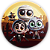 Painel Redondo - Dia Das Bruxas Halloween - Sublimado 3D - Imagem 1