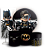 KIT Redondo Trio e Faixa - Batman - Sublimado 3D - Imagem 1