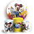 KIT Redondo e Trio - Mickey Pintor - Sublimado 3D - Imagem 1