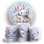 KIT Redondo e Trio - Hello Kitty - Sublimado 3D - Imagem 1