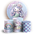KIT Redondo e Trio - Hello Kitty - Sublimado 3D - Imagem 1