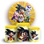 KIT Redondo e Trio - Dragon Ball - Sublimado 3D - Imagem 1