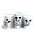 Trio Cilindro - Mickey Baby Azul - Sublimado 3D - Imagem 1