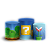 Trio Cilindro - Super Mario - Sublimado 3D - Imagem 1