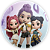 Painel Redondo - Guerreiras Do K Pop - Sublimado 3D - Imagem 1