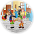 Painel Redondo - Chaves - Sublimado 3D - Imagem 1