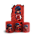 Faixa Lateral e Trio Cilindro Sublimado 3D Vest Facil - Ladybug - Imagem 1