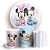 KIT Redondo e Trio - Mickey E Minnie Baby - Sublimado 3D - Imagem 1