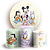 KIT Redondo e Trio - Mickey E Minnie - Sublimado 3D - Imagem 1