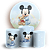 KIT Redondo e Trio - Mickey Baby Azul - Sublimado 3D - Imagem 1