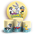 KIT Redondo e Trio - Baby Looney Tunes - Sublimado 3D - Imagem 1