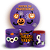 KIT Redondo e Trio - Dia das Bruxas Halloween - Sublimado 3D - Imagem 1