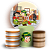 KIT Redondo e Trio - Chaves - Sublimado 3D - Imagem 1