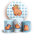 KIT Redondo e Trio - Capivara - Sublimado 3D - Imagem 1