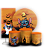 KIT Redondo Trio e Faixa Sublimado 3D - Stitch Dia das Bruxas Halloween - Imagem 1