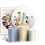 KIT Redondo Trio e Faixa - Baby Looney Tunes - Sublimado 3D - Imagem 1