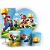 KIT Redondo Trio e Faixa - Super Mario - Sublimado 3D - Imagem 1