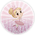 Painel Redondo Sublimado 3D - Bailarina - Imagem 1
