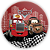 Painel Redondo Sublimado 3D - Carros - Imagem 1