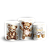 Trio Cilindro Sublimado 3D - Ursinho Bege - Imagem 1