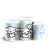 Trio Cilindro Sublimado 3D - Cinnamoroll - Imagem 1