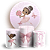 KIT Redondo e Trio Sublimado 3D - Bailarina - Imagem 1