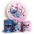 KIT Redondo e Trio Sublimado 3D - Stitch - Imagem 1