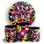 KIT Redondo e Trio Sublimado 3D - Emilly Vick Os Rosa - Imagem 1