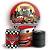 KIT Redondo e Trio Sublimado 3D - Carros - Imagem 1