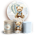 KIT Redondo e Trio Sublimado 3D - Urso - Imagem 1