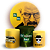 KIT Redondo e Trio Sublimado 3D - Breaking Bad - Imagem 1