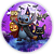 Mini Painel Sublimado 3D - Stitch Halloween - Imagem 1