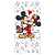 Capa Faixa Lateral Sublimado - Mickey E Minnie - Imagem 1