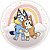 Capa Painel Redondo Sublimado - Bluey - Imagem 1