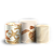 Capas Trio Cilindro Sublimado Vest Facil - Fundo do Mar Conchas - Imagem 1