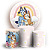 Capas Painel Redondo e Trio Cilindro Sublimado - Bluey - Imagem 1
