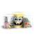 Capas Trio Cilindro Sublimado Vest Facil - Bob Esponja - Imagem 1