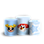Capas Trio Cilindro Sublimado Vest Facil - Meninas Super Poderosas - Imagem 1
