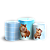 Capas Trio Cilindro Sublimado Vest Facil - Capivara Azul - Imagem 1