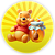 Capa Mini Painel Sublimado - Ursinho Pooh - Imagem 1