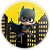 Capa Mini Painel Sublimado - Herois Batman - Imagem 1