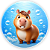 Capa Mini Painel Sublimado - Capivara Azul - Imagem 1