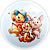 Capa Painel Redondo Sublimado - Ursinho Pooh - Imagem 1